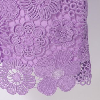 3D FLOWER LACE　スカート 詳細画像