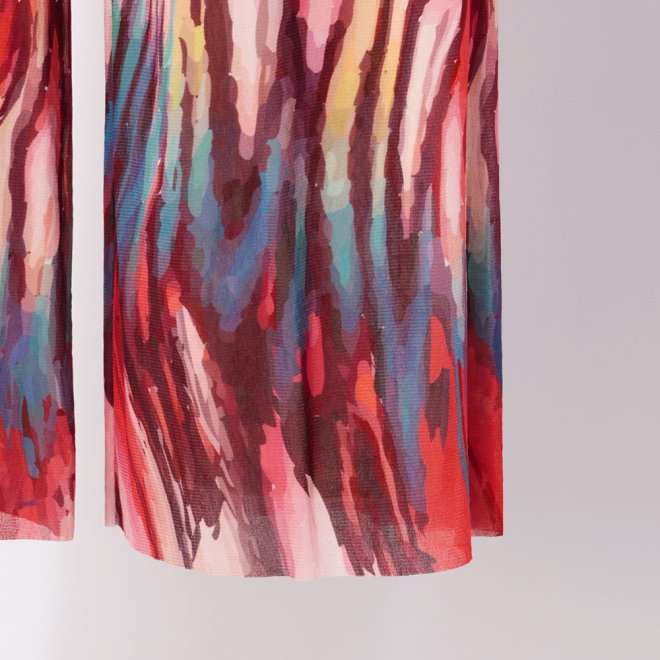 IMAGINED GRADATION PRINT　パンツ 詳細画像 赤系マルチ 5