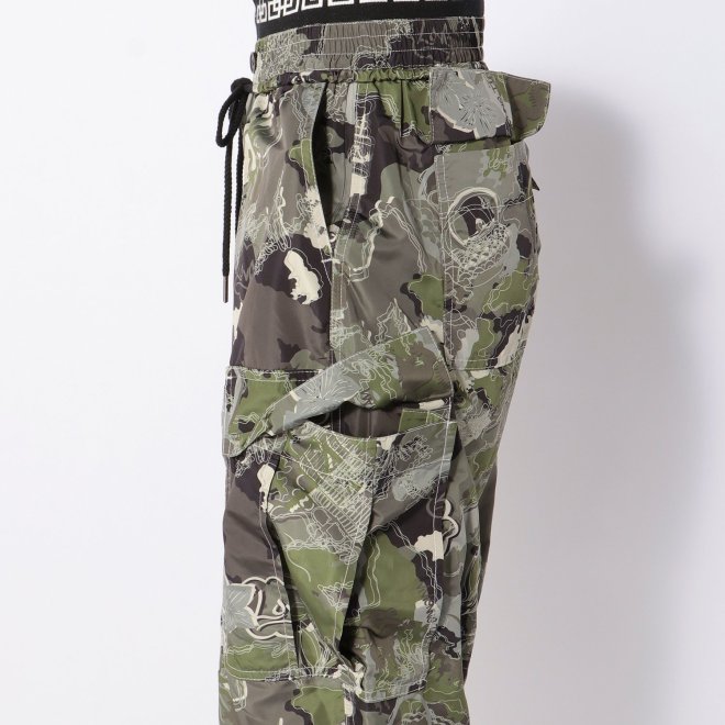 CITY CAMOUFLAGE OLIVER PRINT　パンツ 詳細画像 グリーン 5