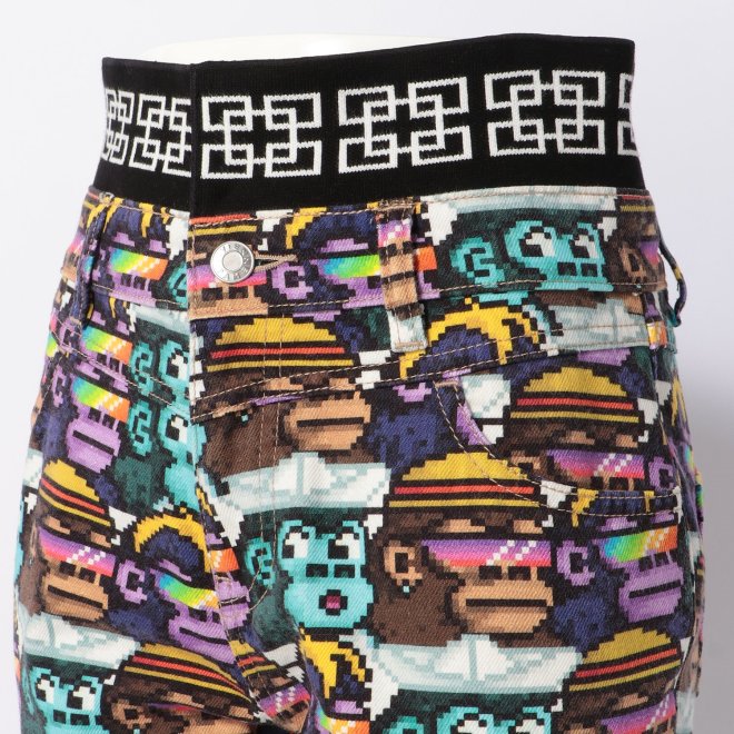 CYBERKONGZ ALLOVER PRINT　パンツ 詳細画像 黒系マルチ 4