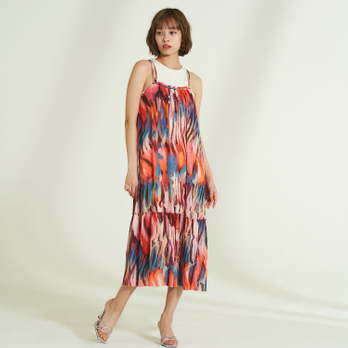 IMAGINED GRADATION PRINT　ドレス