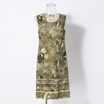 CITY CAMOUFLAGE OLIVE PRINT　ドレス