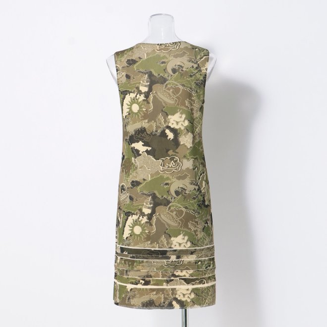 CITY CAMOUFLAGE OLIVER PRINT　ドレス 詳細画像 グリーン 3