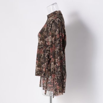 GOBELIN CHINOISERIE PRINT NETTING　ブラウス 詳細画像