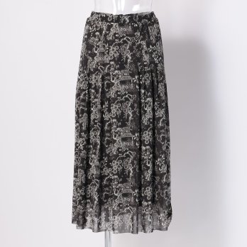 GOBELIN CHINOISERIE PRINT NETTING　スカート 詳細画像