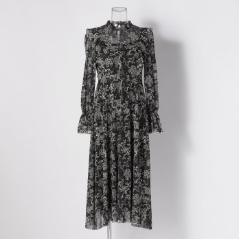 GOBELIN CHINOISERIE PRINT NETTING　ドレス 詳細画像
