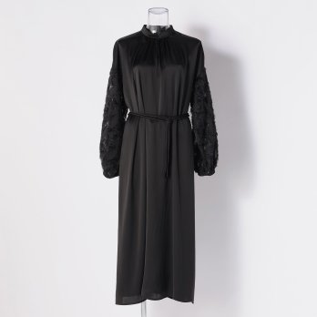 JACQUARD SLEEVE DRESS 詳細画像