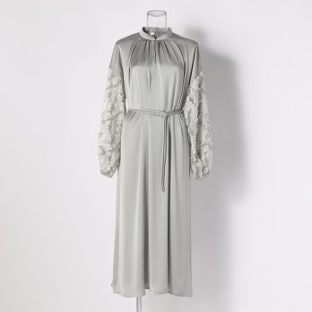 JACQUARD SLEEVE DRESS 詳細画像