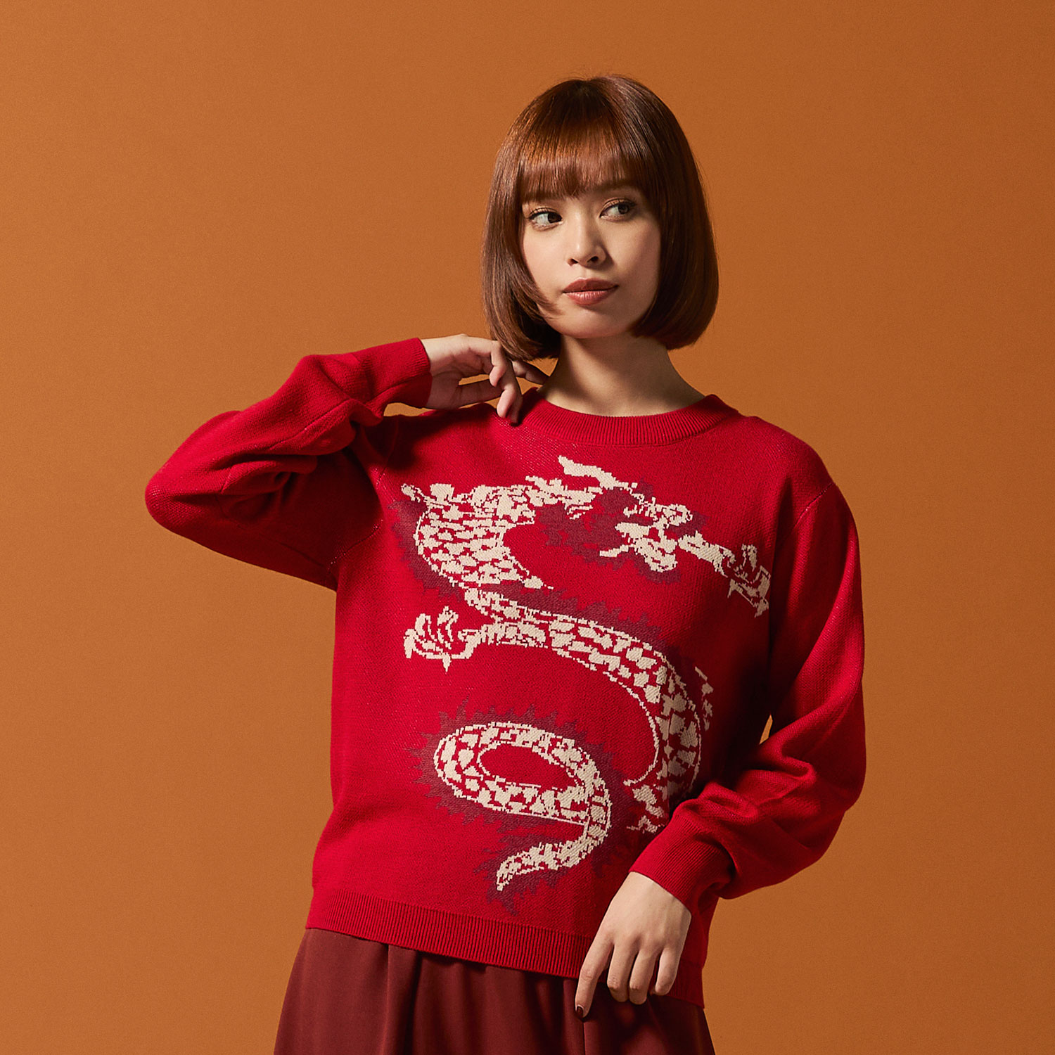 美品】VIVIENNE TAM ヴィヴィアンタム タートル ニット ドラゴン