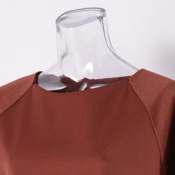 WL エステルスパンバックギャザーブラウス 詳細画像