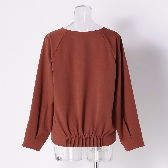 WL エステルスパンバックギャザーブラウス 詳細画像 レッド 3