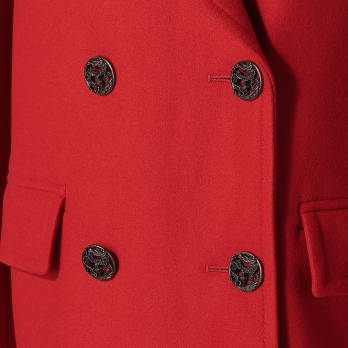 PEA COAT WITH DRAGON BUTTONS 詳細画像