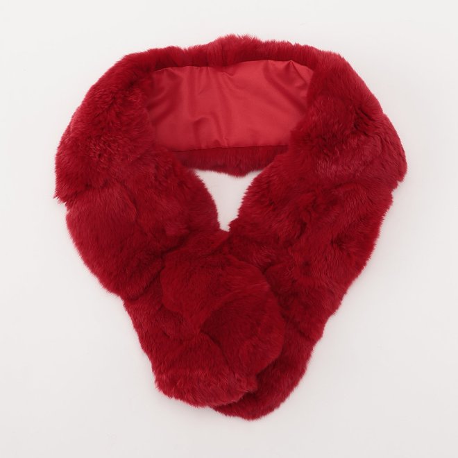 FUR TIPPET 詳細画像 レッド 1