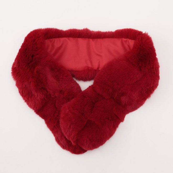 FUR TIPPET 詳細画像 レッド 2