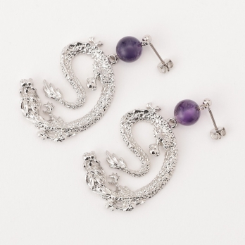 99 DRAGON PIRCED EARRINGS 詳細画像
