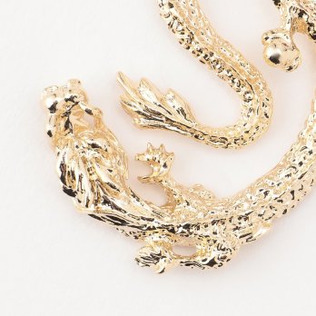 99 DRAGON PIRCED EARRINGS 詳細画像