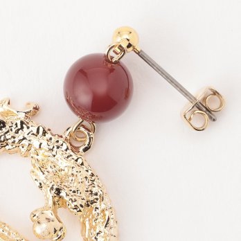 99 DRAGON PIRCED EARRINGS 詳細画像