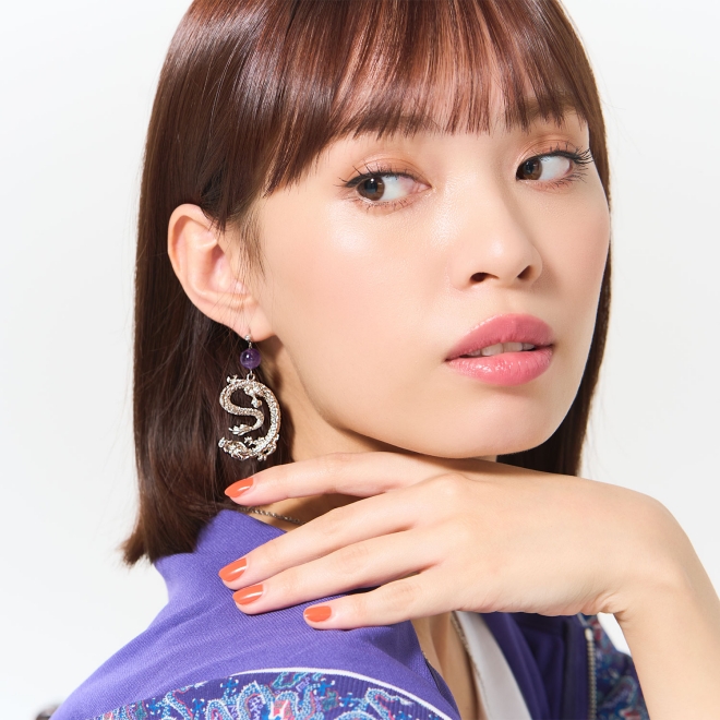99 DRAGON PIRCED EARRINGS 詳細画像 シルバー 1