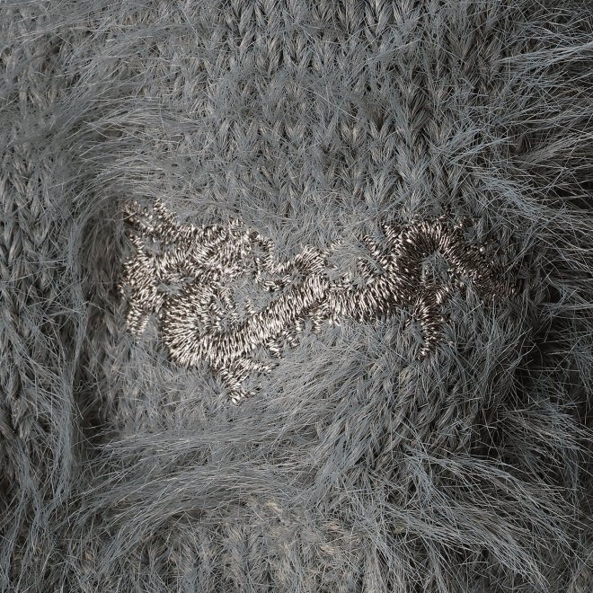SOLID KNIT 詳細画像 ライトグレー 2