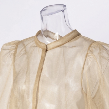 【期間限定】ORGANZA BLOUSE 詳細画像