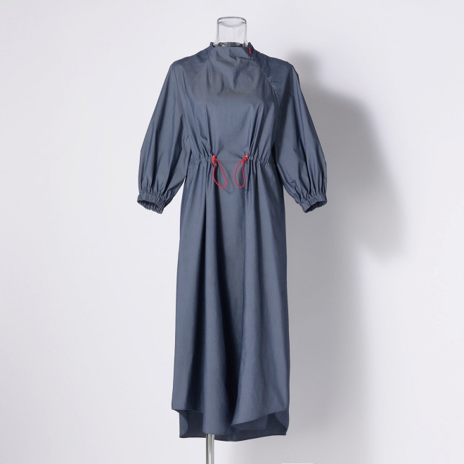 【期間限定】RAGLAN SLEEVES SHIRT DRESS　 詳細画像 ネイビー 1