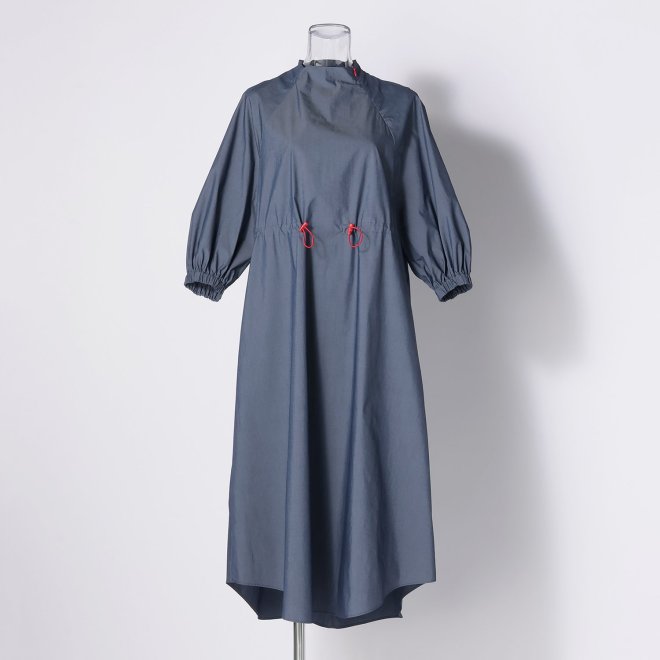 【期間限定】RAGLAN SLEEVES SHIRT DRESS　 詳細画像 ネイビー 4