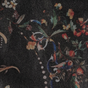【期間限定】MARBLE INLAY PRINT ON NETTING　スカート 詳細画像