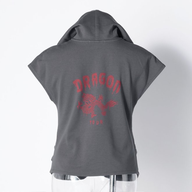 【期間限定】DRAGON PRINT SWEAT　 詳細画像 ライトグレー 3