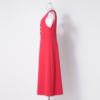 【期間限定】CHINA BUTTON JUMPER DRESS 詳細画像