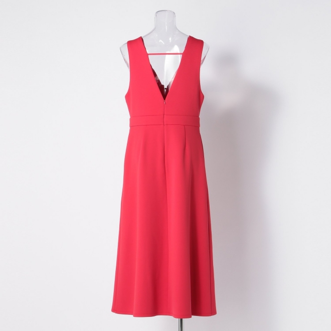 【期間限定】CHINA BUTTON JUMPER DRESS 詳細画像 レッド 5