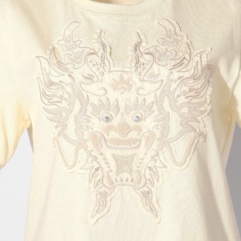 【期間限定】DRAGON APPLIQUE ON T-SHIRT 詳細画像