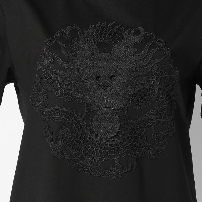 【期間限定】LACE DRAGON ON T-SHIRT 詳細画像 ブラック 6