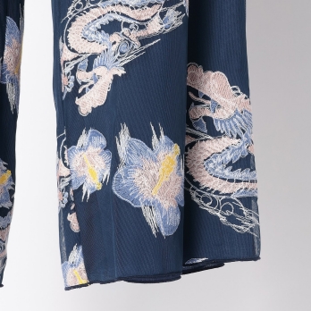 【期間限定】WATER DRAGON EMBROIDERY ON RIGID NET　パンツ 詳細画像