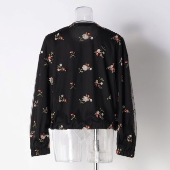 美品✦ฺVIVIENNE TAM /ヴィヴィアンタム 刺繍 ジャケット 40サイズ 期間限定】PIXELATED FLORAL EMBROIDERY ジャケット|VIVIENNE