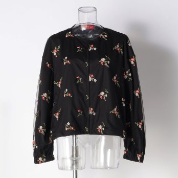 期間限定】PIXELATED FLORAL EMBROIDERY ジャケット｜VIVIENNE