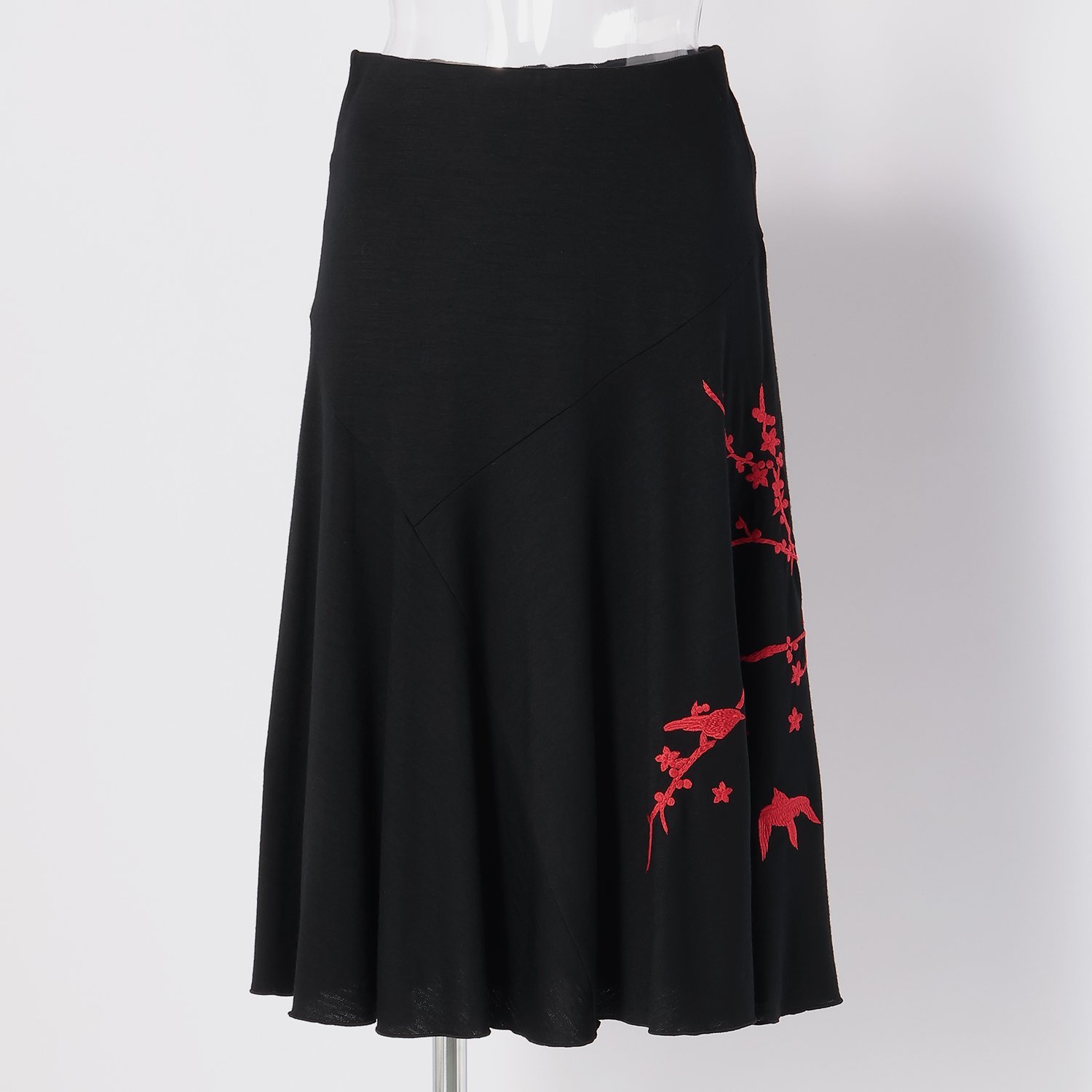 美品　VIVIENNE TAM スカート　短冊　ヴィヴィアンタム　パワーネット ヴィヴィアンタム VIVIENNE TAM パワーネット短冊龍壺柄スカート