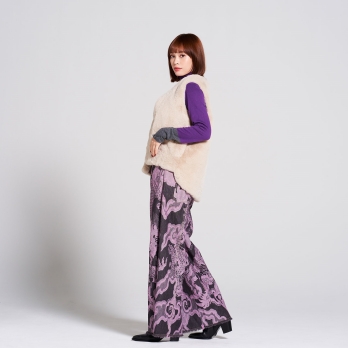 GIANT DRAGON JACQUARD DENIM　パンツ 詳細画像