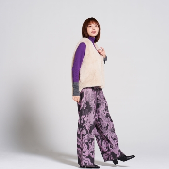GIANT DRAGON JACQUARD DENIM　パンツ 詳細画像