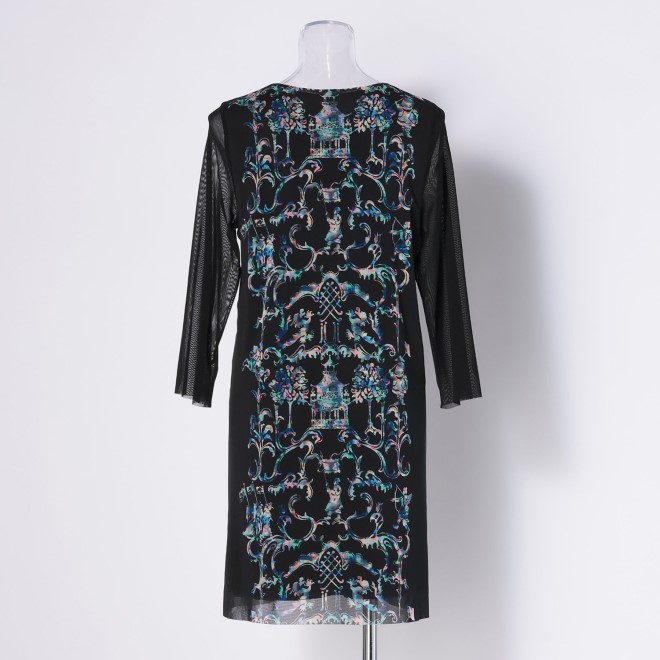 CNINOISERIE RADEN PRINT　ドレス 詳細画像 黒系マルチ 3