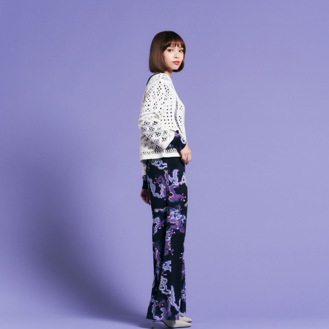 BATTENBERG STYLE KNIT　 詳細画像 ホワイト 4