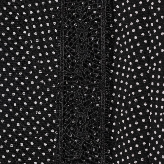 SOLID NET WITH DRAGON LACE　スカート 詳細画像 黒系マルチ 4