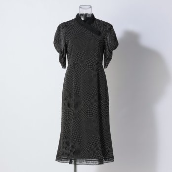 SOLID NET WITH DRAGON LACE　ドレス 詳細画像