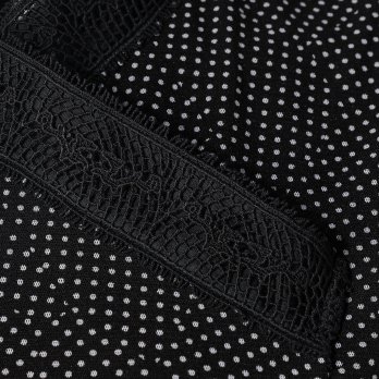 SOLID NET WITH DRAGON LACE　ドレス 詳細画像