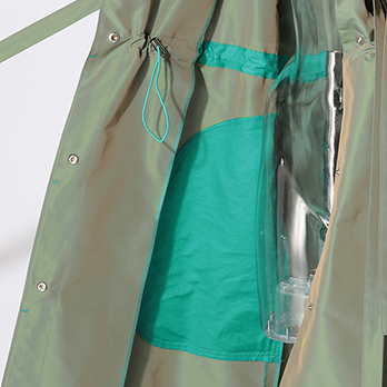 LUSTER CHAMBRAY COAT　 詳細画像