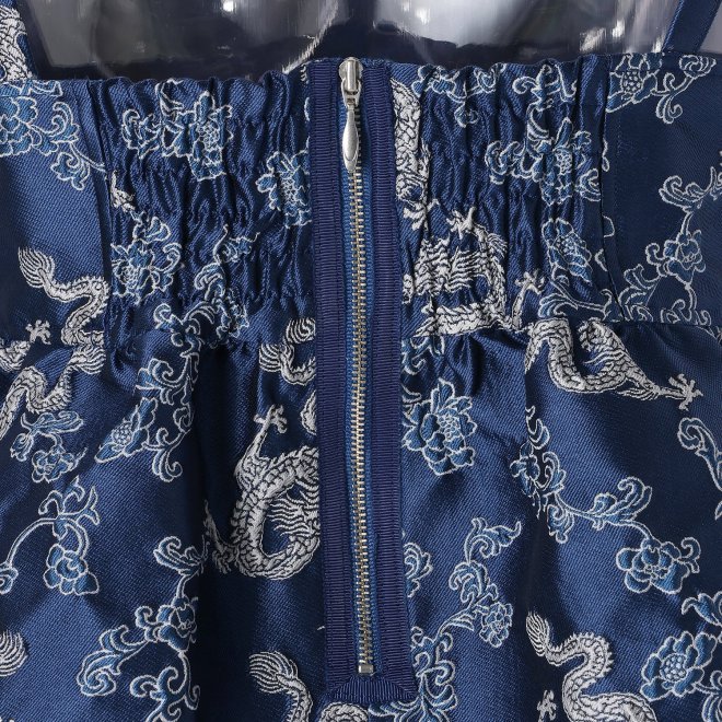DRAGON JACQUARD　ブラウス 詳細画像 ブルー系マルチ 5