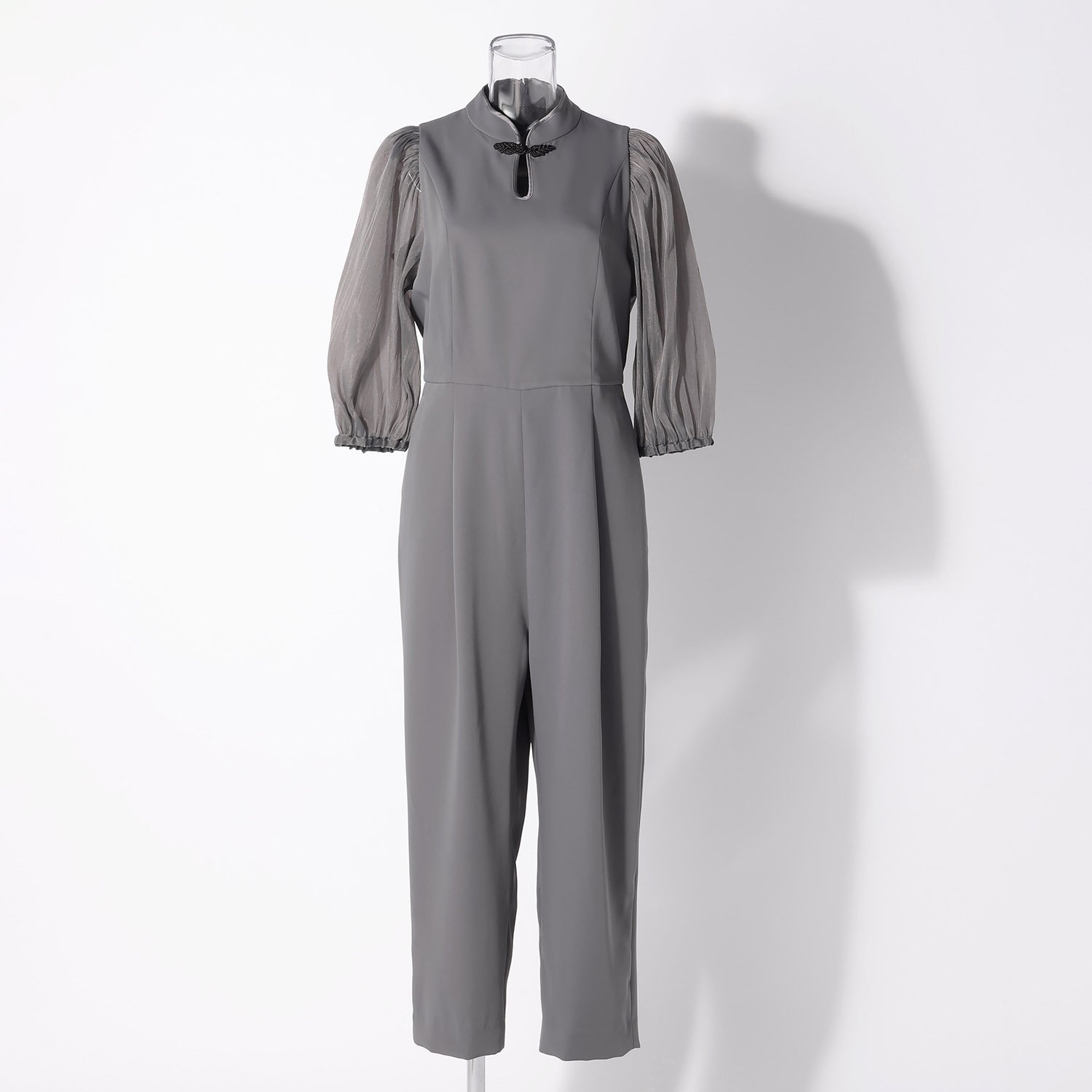 DRESS COLLECTION】 チャイナカラーオールインワン ドレス｜VIVIENNE 