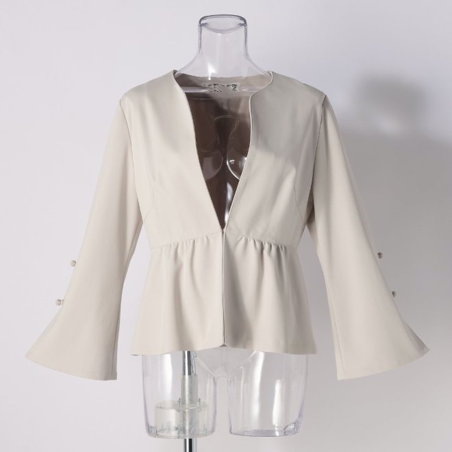SLIT SLEEVE JACKET 詳細画像 ホワイト 1