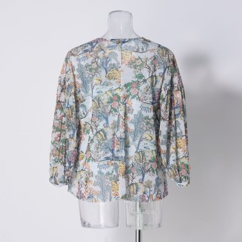 SHANGRI-LA PRINT NET　ブラウス 詳細画像
