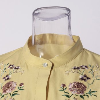 FLOWER EMBROIDERY SHIRT　 詳細画像