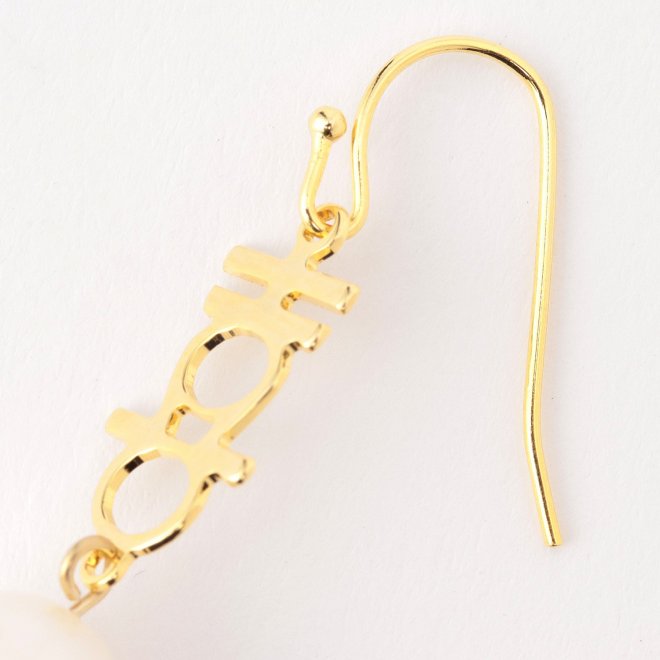 双喜 PEARL PIERCED EARRINGS 詳細画像 ゴールド 3